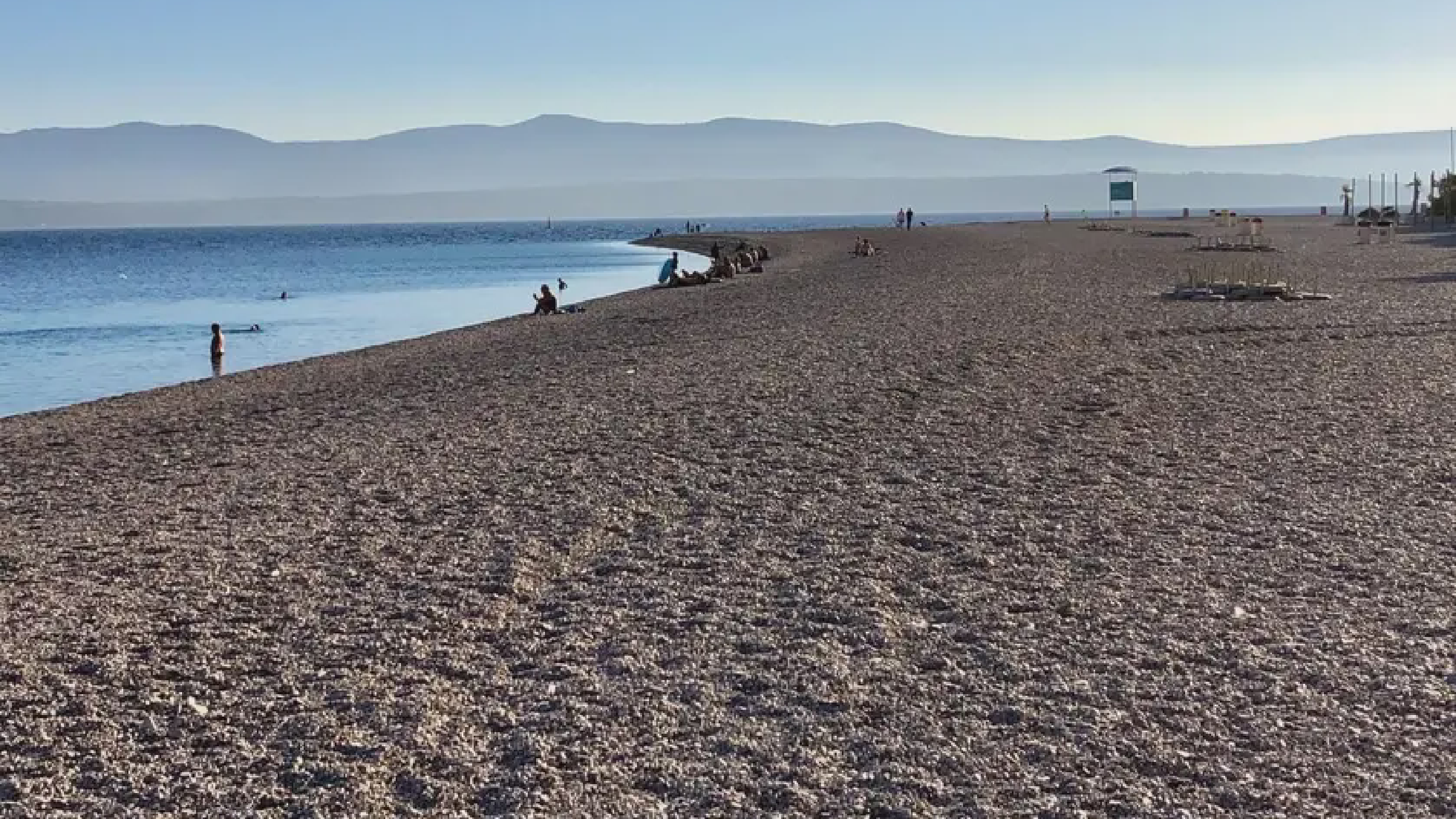 Aerial view of Zlatni Rat beach