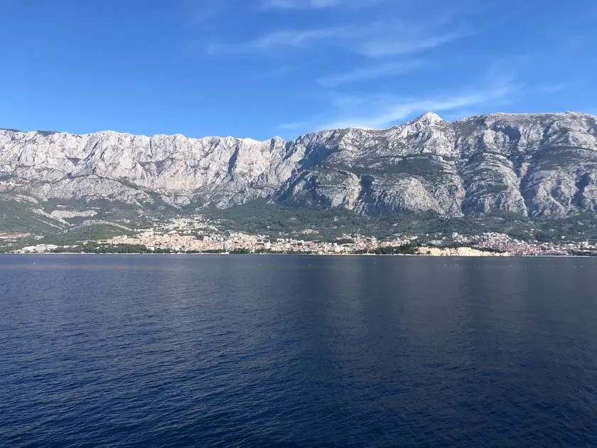Makarska from Island Brac Makarska from Island Brac