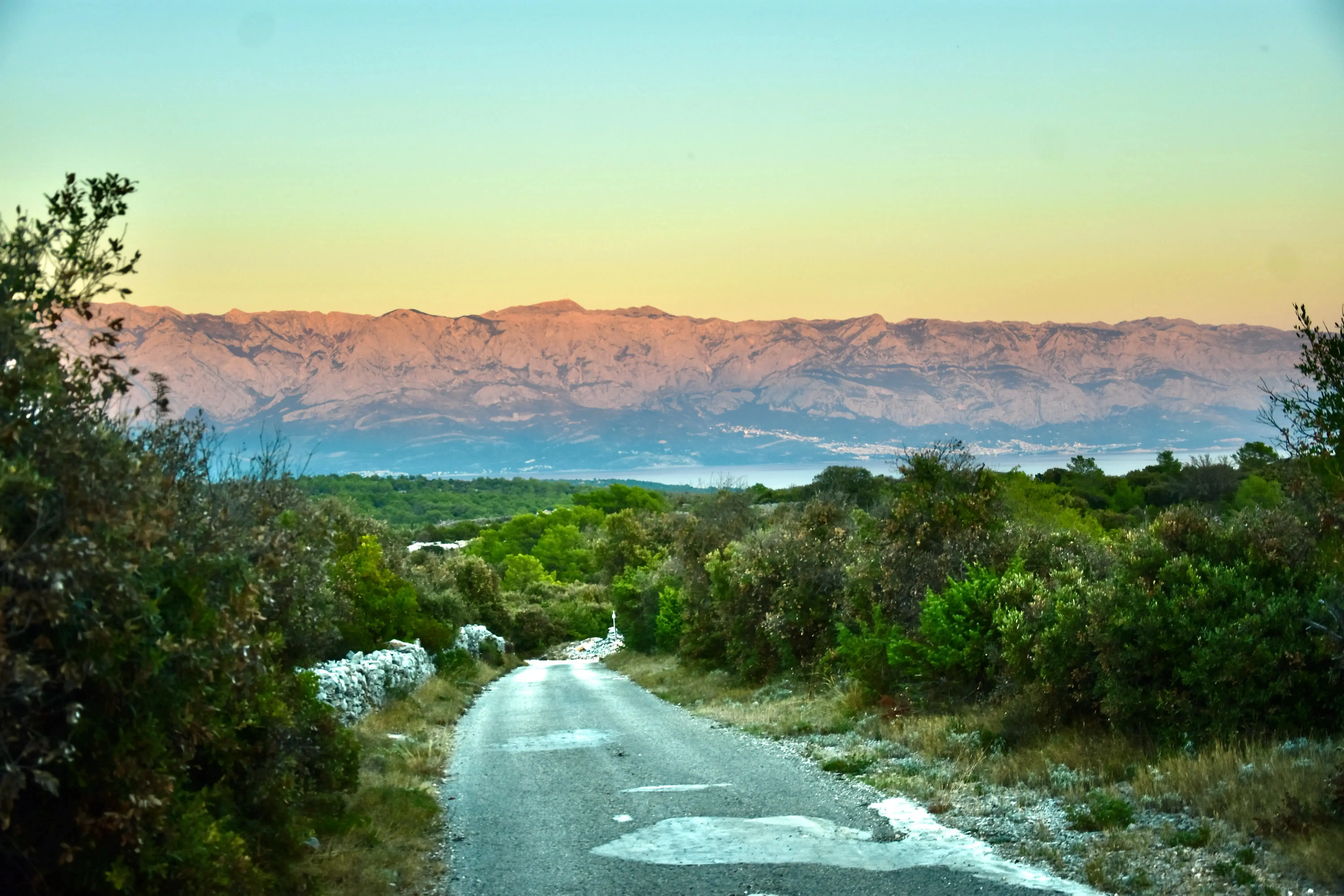 Vergezicht over de zee